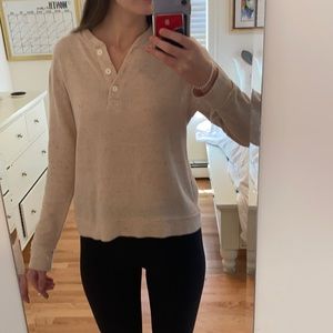 Urban outfitters 3/4 button up top